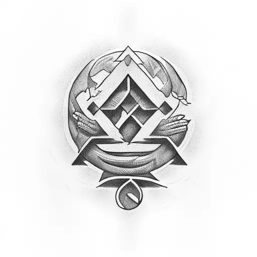 Mother And Son Symbol With Different But Not Less