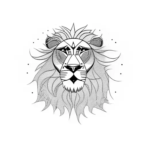 A Fierce Lion Riding A Motorcycle