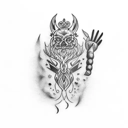 Nordic Tattoo On Hand
