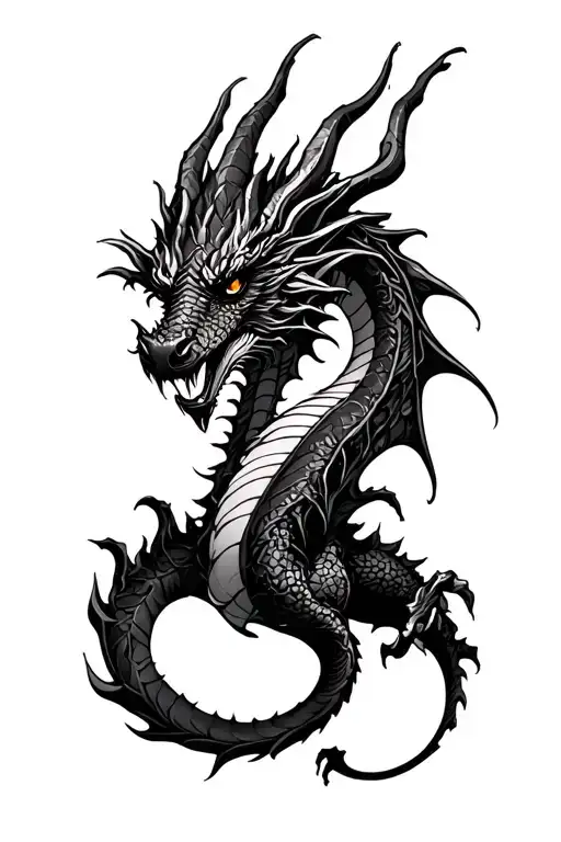 Gothic Dragon Forearm