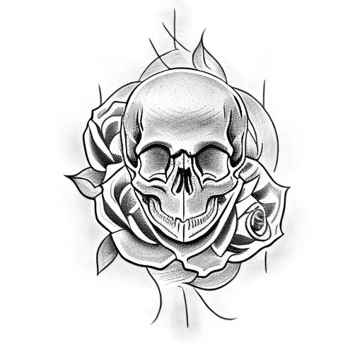 Skull And Roses