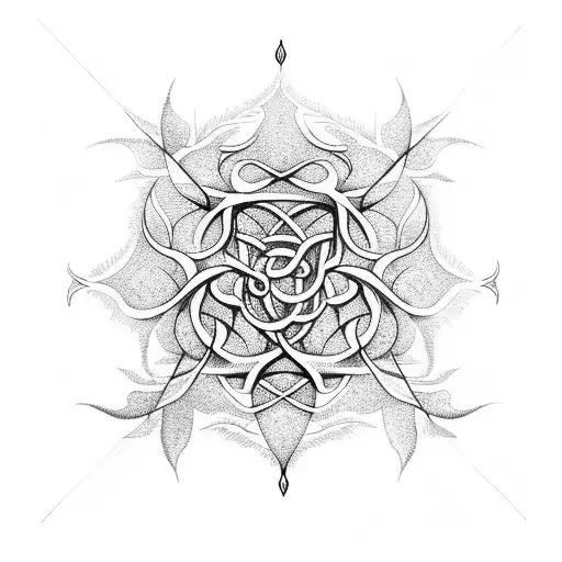 Infinity Symbol In Tree Branches