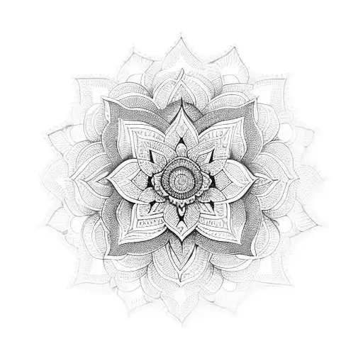 Lotus Flower Mandala
