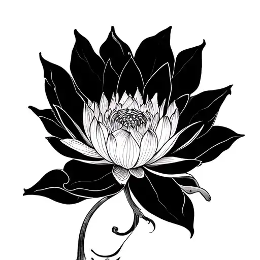 Calaberas And Lotus Flower