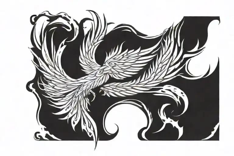 Phoenix Rising From The Ashes