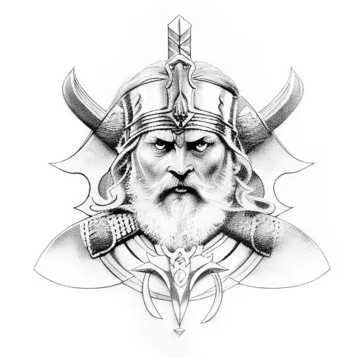 Odin On His Thron
