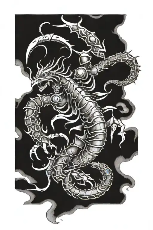 Warrior Scorpio Zodiac Sign