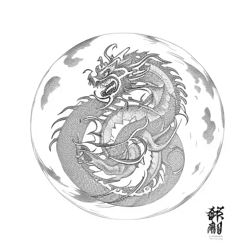 Moon Dragon Sun