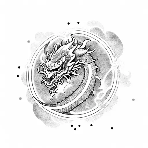 Moon Dragon Sun No Face