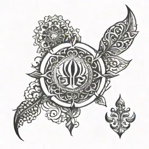 Incorporate Symbols Of Faith And Family In A Tattoo Design Inspired By Sikh Culture