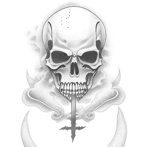 Grim Reaper With Fog