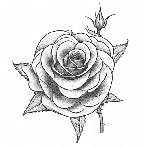 Rose That Merges Into Daisy By The Stem