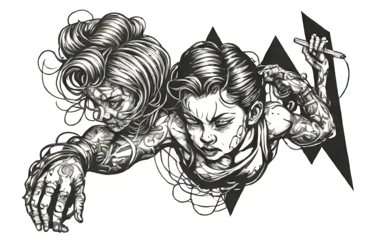 Little Girl Fighting Her Mind Body Soul