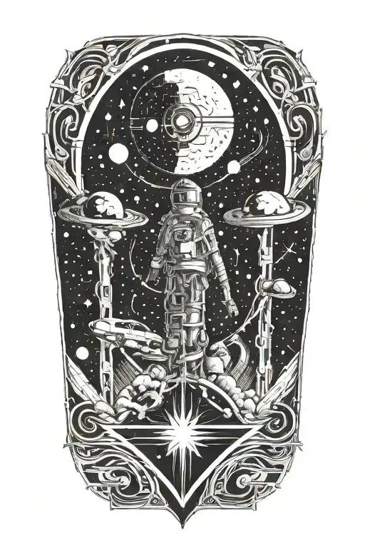 Interstellar Tattoo For Arm