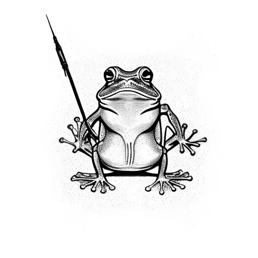 Standing Frog