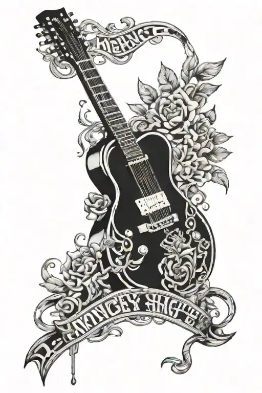 Money Drugs King Hustle October Guitar Merging