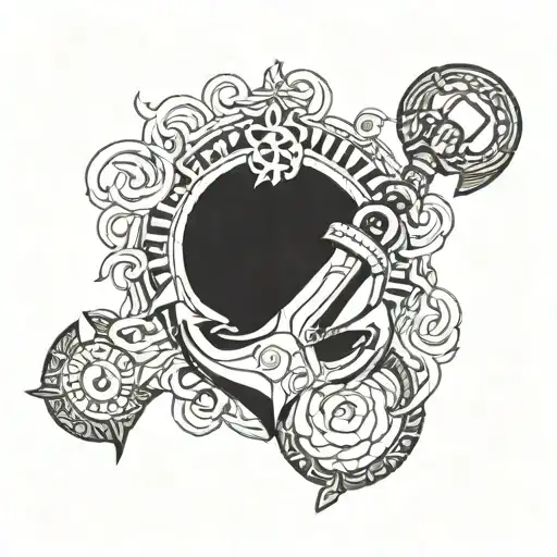 Black And White Anchor