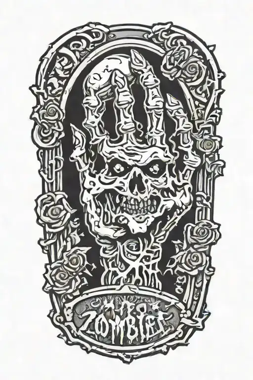 Zombie Tombstone Hand