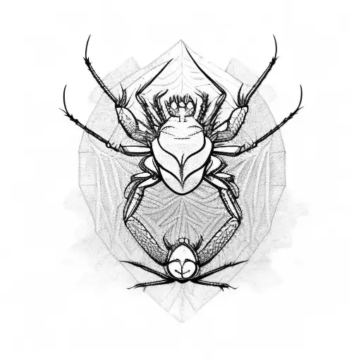 A Dragon With A Spider