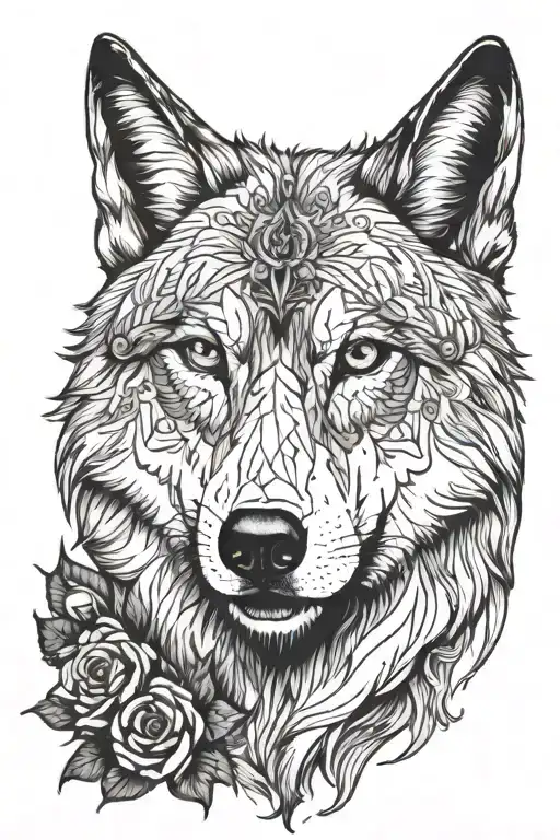 Wolf And Face
