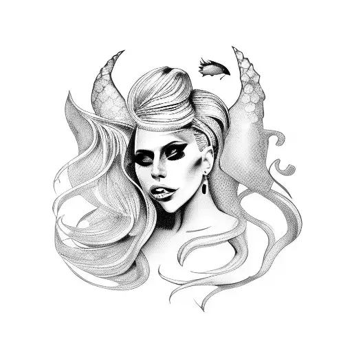 Lady Gaga As A Mermaid