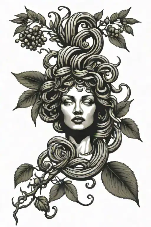 Medusa Olive Branches