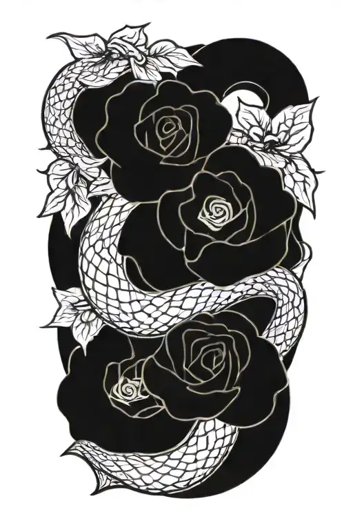 Rose And Snake Blackout