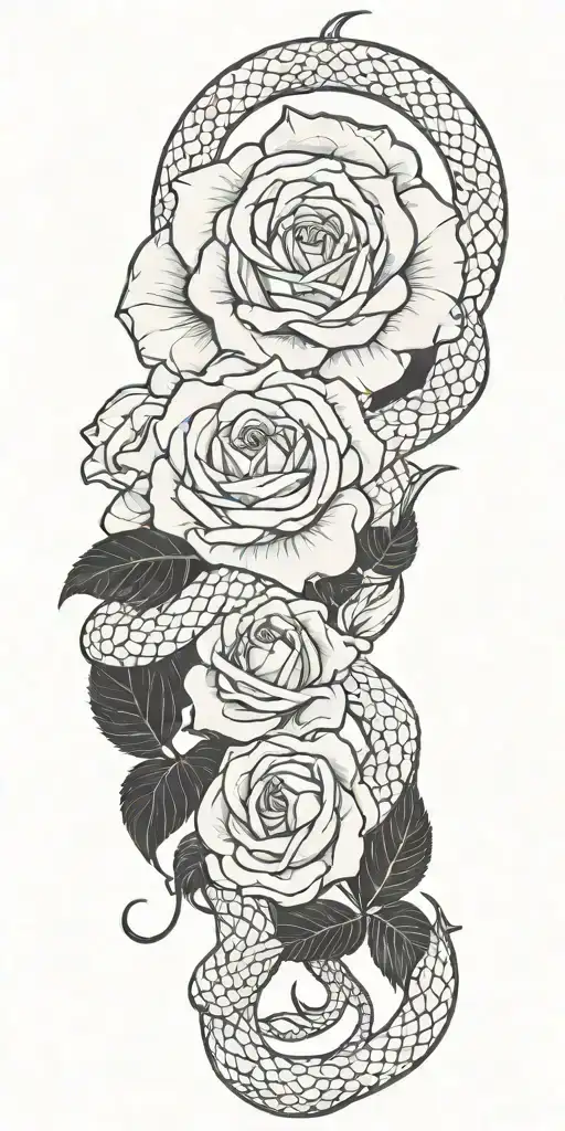 Rose And Snake Blackout