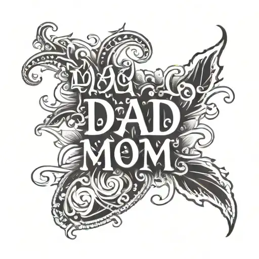 Dad Mom Written