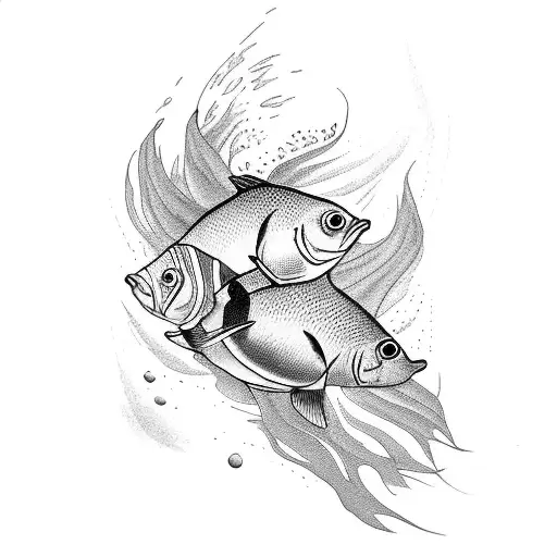 Year 2005 With Fish Swimming Trough 00