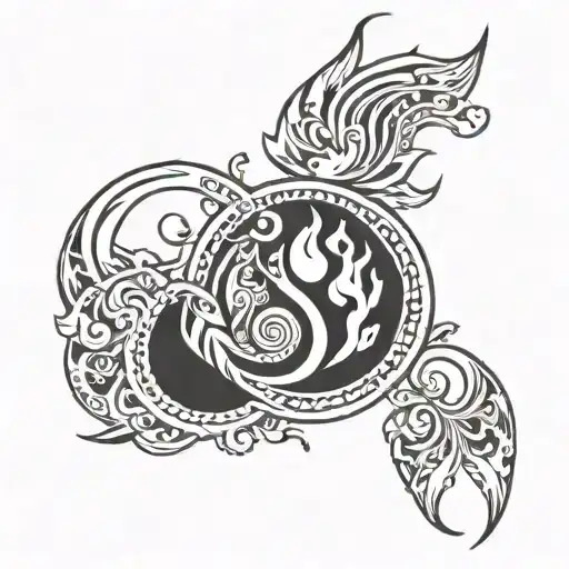 Flame Of Ambition Symbol Made