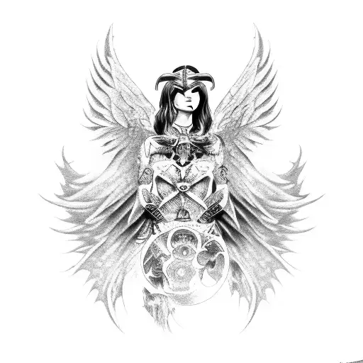 Dark Angel Demon Gemini