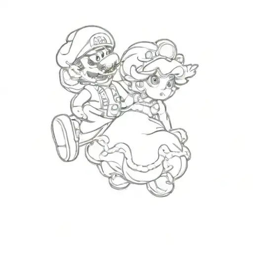 Mario And Peach