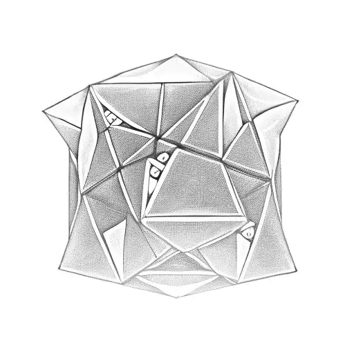 Incorporate A Magic Cube Into A Cyberpunk Cityscape