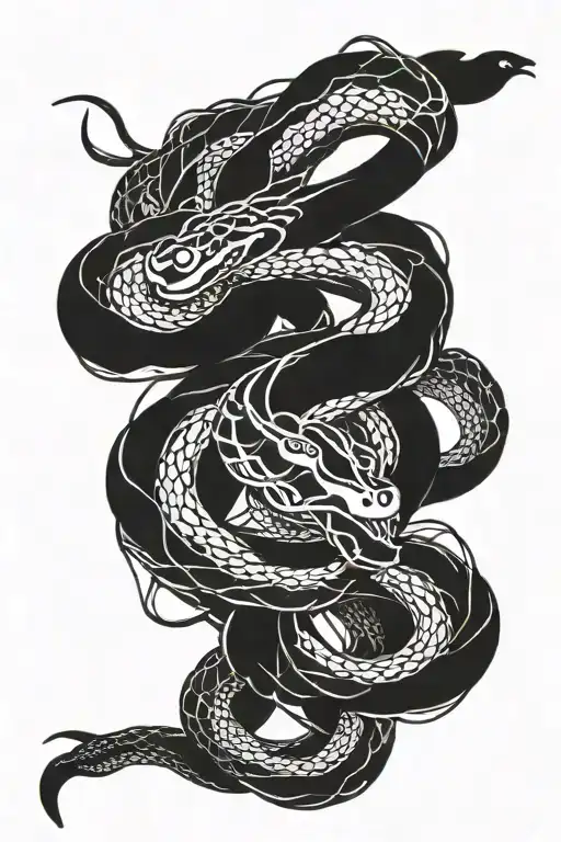 Japanese Snake Wrapped