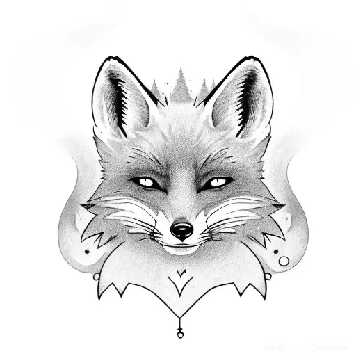 A Sad Fox At A New Moon