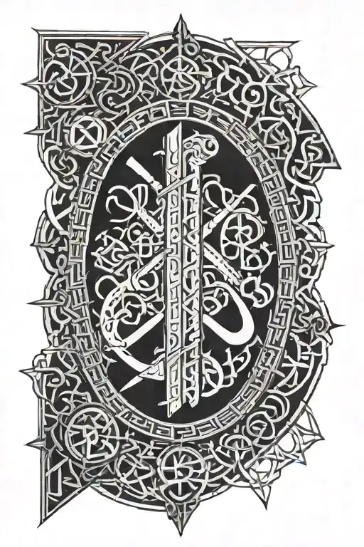 Warrior Viking Runes