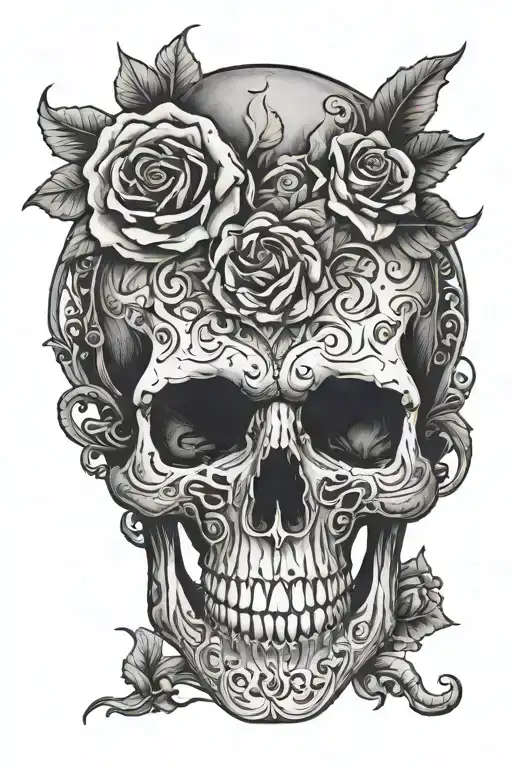 Skull Mysterious And Dark