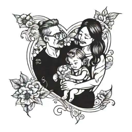 A Family Of Four People Life Love Happiness Only Real