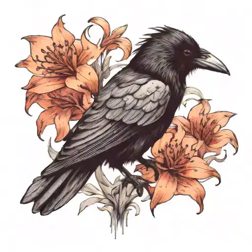 A Raven With Lycoris Will Take Off