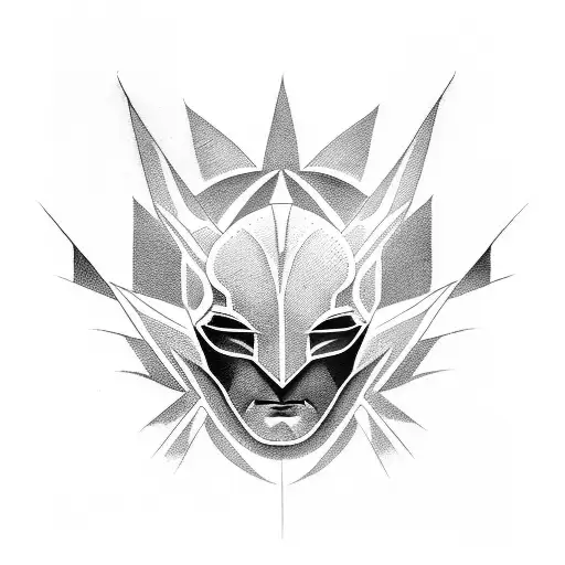 A Tattoo Design That Combines The Iconic Batman Symbol With Elements Of Video Production