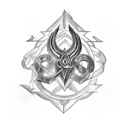 Letter Q Inside The Ace Of Spades Symbol