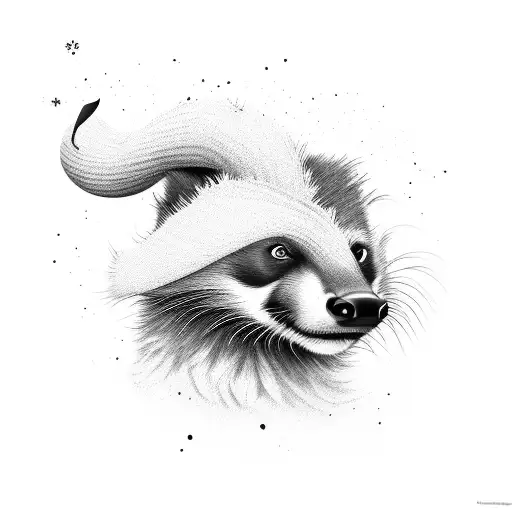 Cartoon Honey Badger In A Australian Hat