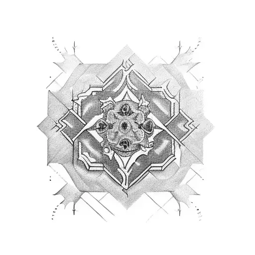 A Unique Black And Grey Sketch Of A Thrift Shop Treasure