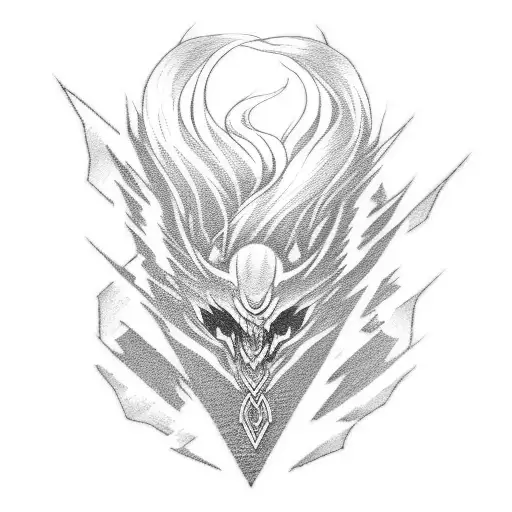 Combine The Elements Of Music And Anime In A Tattoo Design