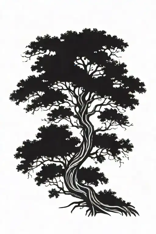 Tree Branches Reaching Up