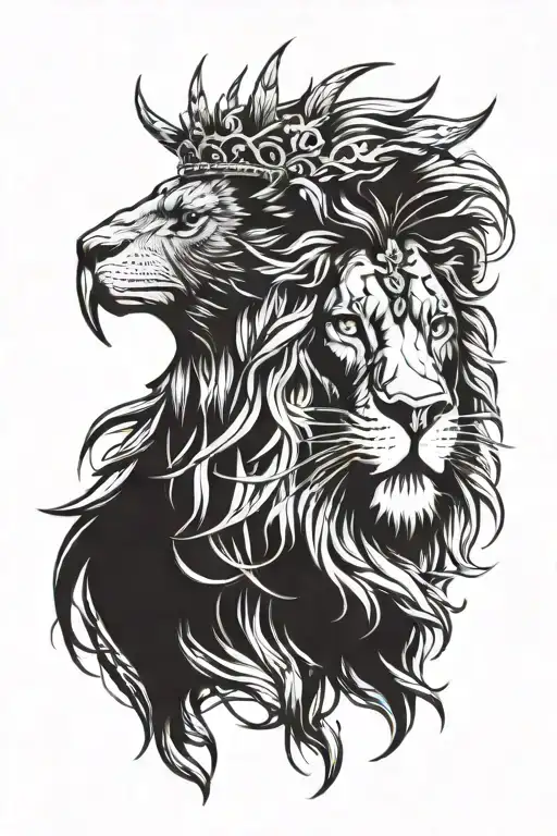 Jesus Christ Lion With Eagle Face