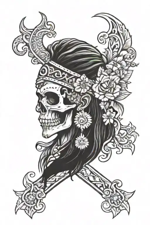 Gypsy Warrior Skull