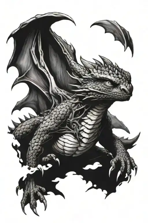 Toothless From Dragon's Rise To Mountain