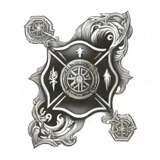 Firefighter Maltese Cross